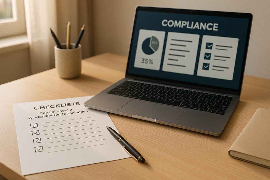 Checkliste: Compliance für wiederkehrende Zahlungen